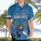 Custom NSW Cockroaches Blues Hawaiian Shirt New South Wales Origin No2