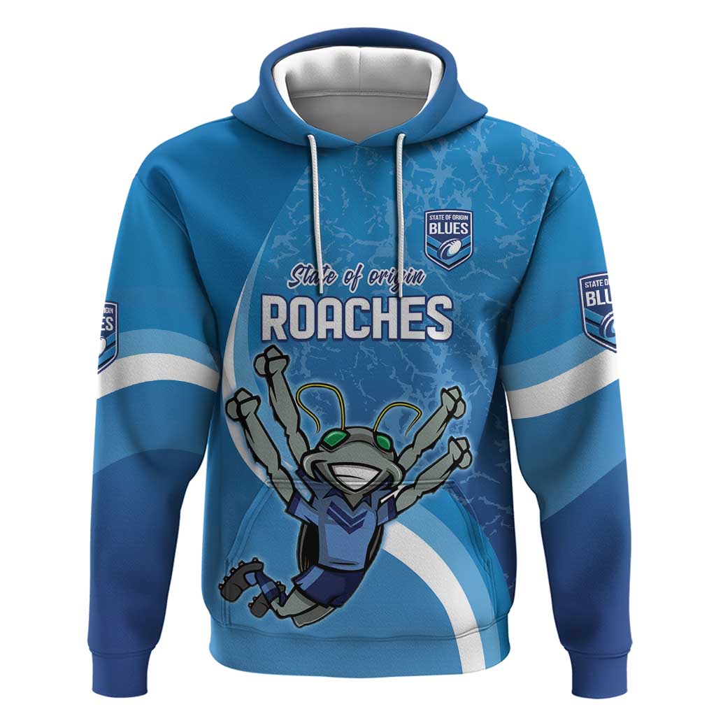 Custom NSW Cockroaches Blues Hoodie New South Wales Origin No2
