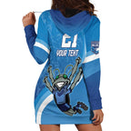 Custom NSW Cockroaches Blues Hoodie Dress New South Wales Origin No2
