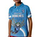 Custom NSW Cockroaches Blues Kid Polo Shirt New South Wales Origin No2