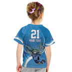 Custom NSW Cockroaches Blues Kid T Shirt New South Wales Origin No2