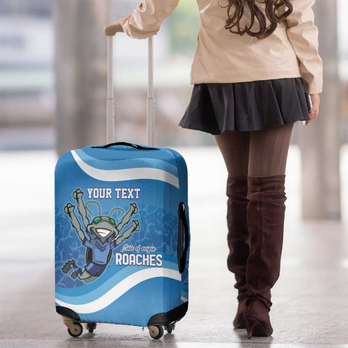 Custom NSW Cockroaches Blues Luggage Cover New South Wales Origin No2