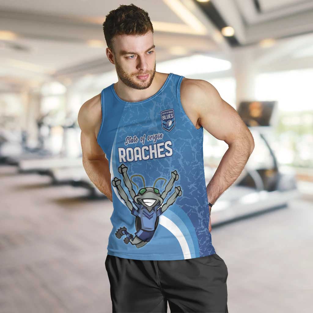 Custom NSW Cockroaches Blues Men Tank Top New South Wales Origin No2