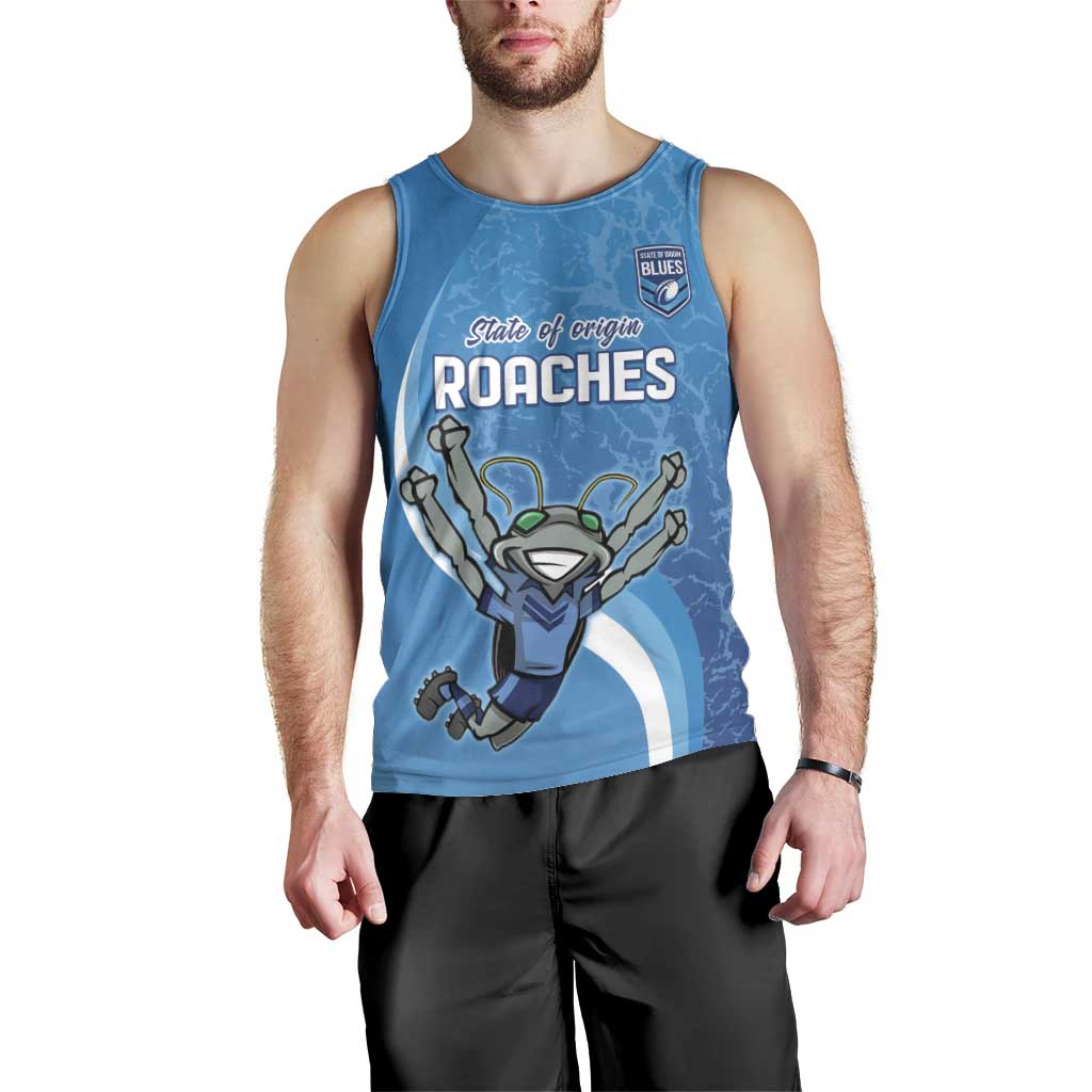 Custom NSW Cockroaches Blues Men Tank Top New South Wales Origin No2