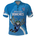 Custom NSW Cockroaches Blues Polo Shirt New South Wales Origin No2