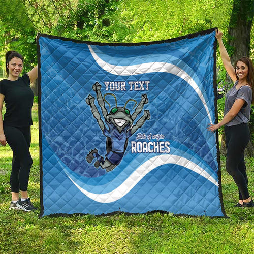 Custom NSW Cockroaches Blues Quilt New South Wales Origin No2