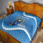 Custom NSW Cockroaches Blues Quilt New South Wales Origin No2