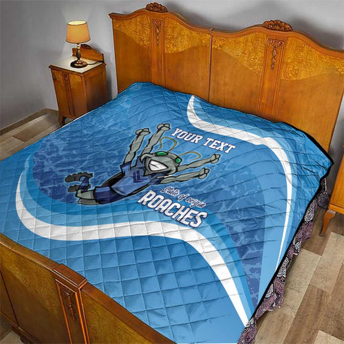 Custom NSW Cockroaches Blues Quilt New South Wales Origin No2