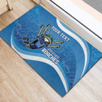 Custom NSW Cockroaches Blues Rubber Doormat New South Wales Origin No2
