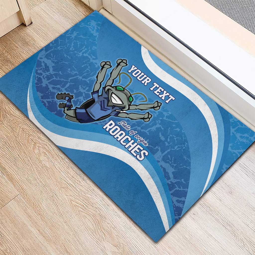 Custom NSW Cockroaches Blues Rubber Doormat New South Wales Origin No2