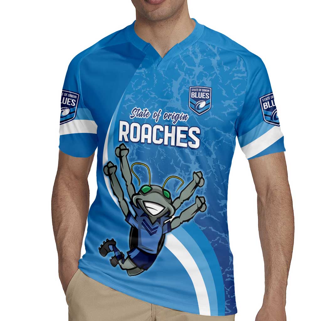 Custom NSW Cockroaches Blues Rugby Jersey New South Wales Origin No2