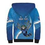 Custom NSW Cockroaches Blues Sherpa Hoodie New South Wales Origin No2