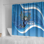 Custom NSW Cockroaches Blues Shower Curtain New South Wales Origin No2