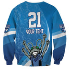 Custom NSW Cockroaches Blues Sweatshirt New South Wales Origin No2