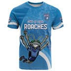 Custom NSW Cockroaches Blues T Shirt New South Wales Origin No2