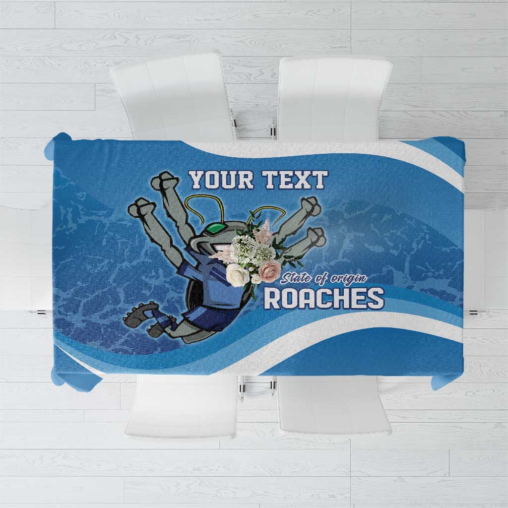 Custom NSW Cockroaches Blues Tablecloth New South Wales Origin No2
