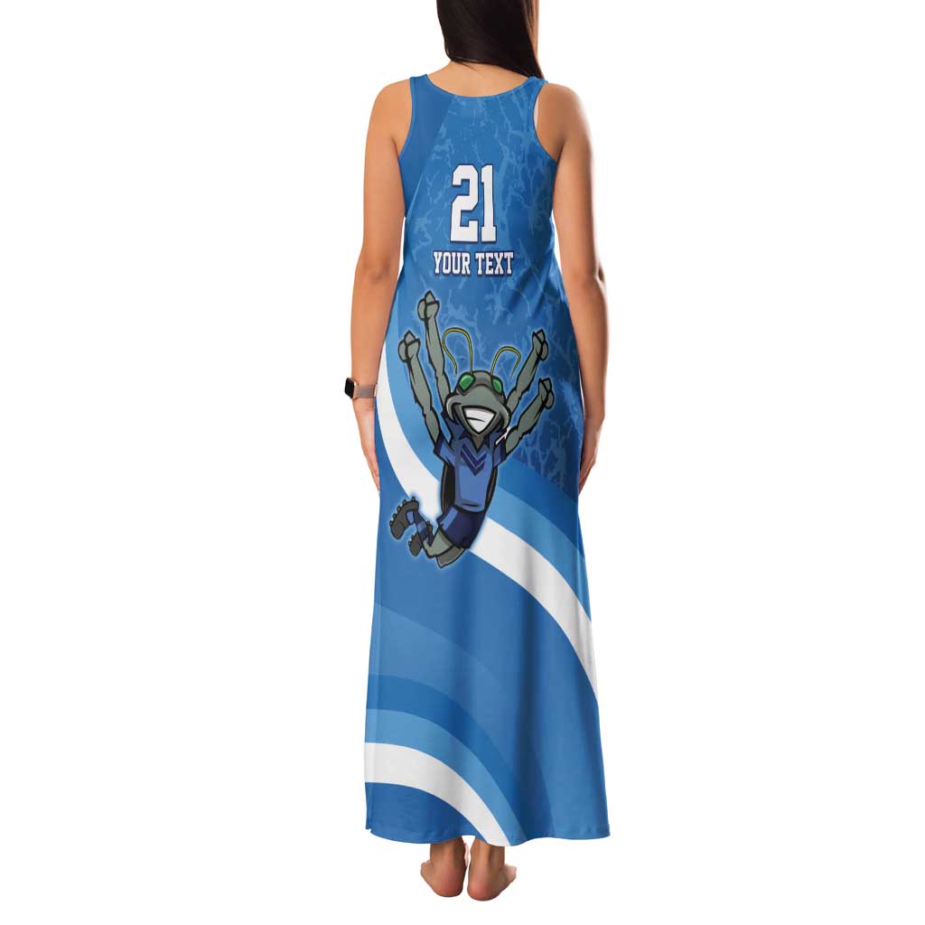 Custom NSW Cockroaches Blues Tank Maxi Dress New South Wales Origin No2