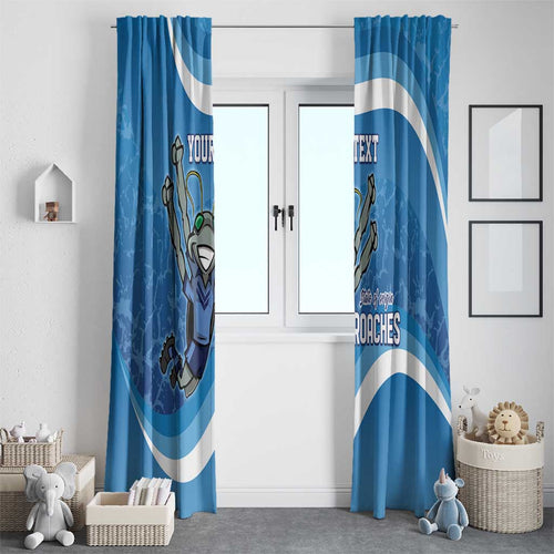 Custom NSW Cockroaches Blues Window Curtain New South Wales Origin No2