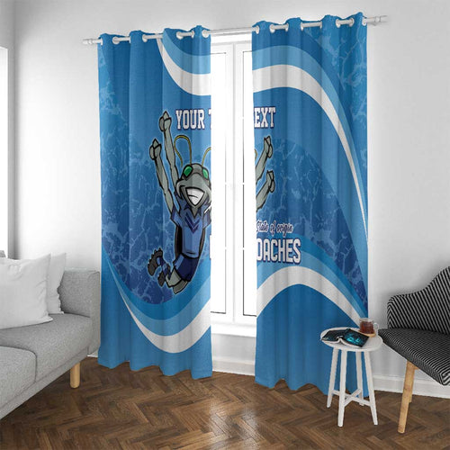 Custom NSW Cockroaches Blues Window Curtain New South Wales Origin No2