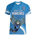 Custom NSW Cockroaches Blues Women V-Neck T-Shirt New South Wales Origin No2