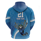 Custom NSW Cockroaches Blues Zip Hoodie New South Wales Origin No2