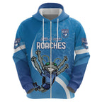 Custom NSW Cockroaches Blues Zip Hoodie New South Wales Origin No2
