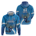 Custom NSW Cockroaches Blues Zip Hoodie New South Wales Origin No2