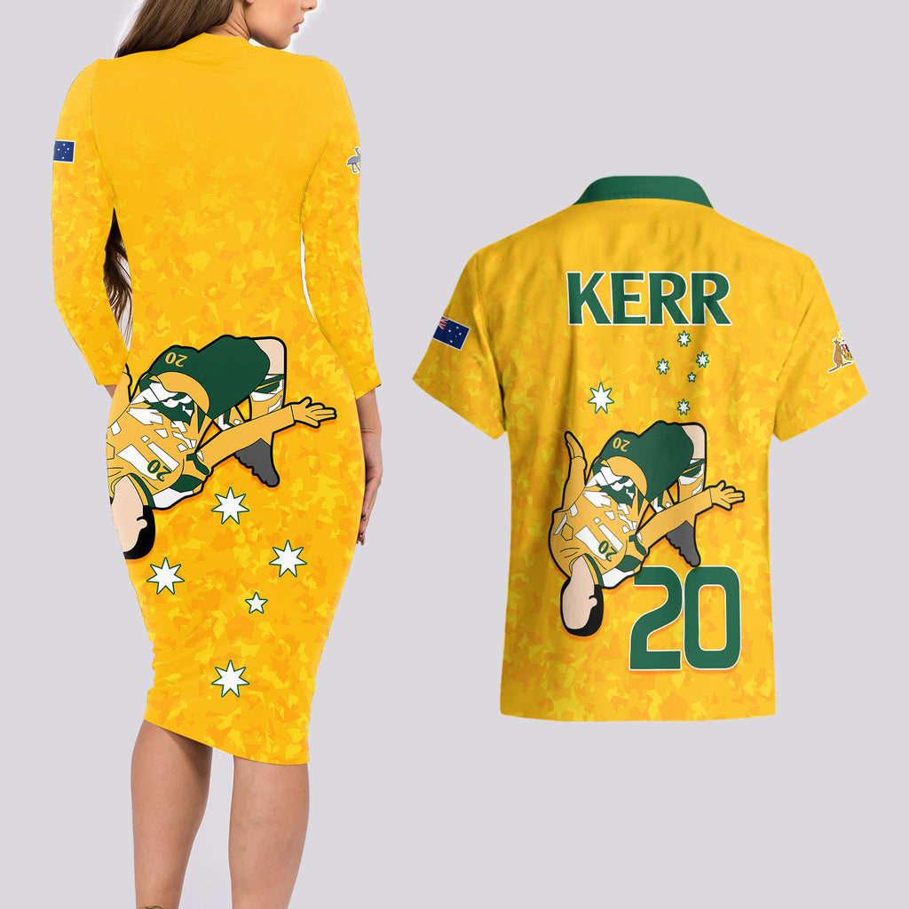 sam-kerr-matildas-couples-matching-long-sleeve-bodycon-dress-and-hawaiian-shirt-australia-soccer-go-world-cup-2023