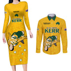 sam-kerr-matildas-couples-matching-long-sleeve-bodycon-dress-and-long-sleeve-button-shirts-australia-soccer-go-world-cup-2023