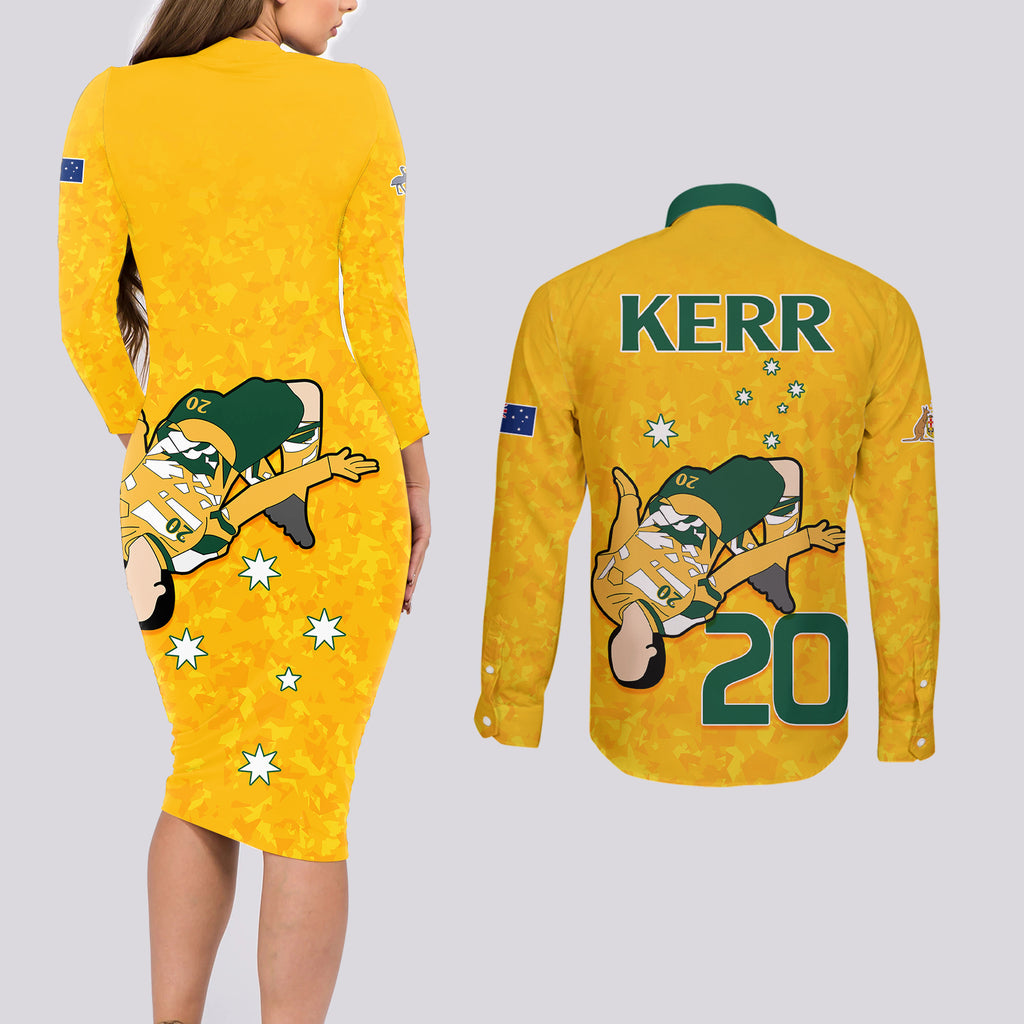 sam-kerr-matildas-couples-matching-long-sleeve-bodycon-dress-and-long-sleeve-button-shirts-australia-soccer-go-world-cup-2023