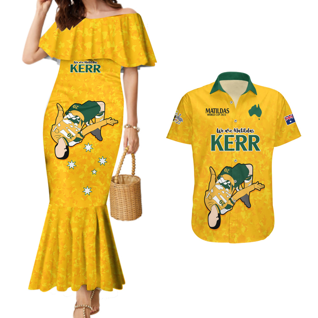 sam-kerr-matildas-couples-matching-mermaid-dress-and-hawaiian-shirt-australia-soccer-go-world-cup-2023