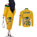sam-kerr-matildas-couples-matching-off-the-shoulder-long-sleeve-dress-and-long-sleeve-button-shirts-australia-soccer-go-world-cup-2023