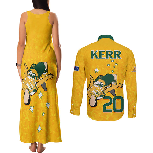 sam-kerr-matildas-couples-matching-tank-maxi-dress-and-long-sleeve-button-shirts-australia-soccer-go-world-cup-2023