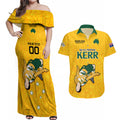 custom-sam-kerr-matildas-couples-matching-off-shoulder-maxi-dress-and-hawaiian-shirt-australia-soccer-go-world-cup-2023