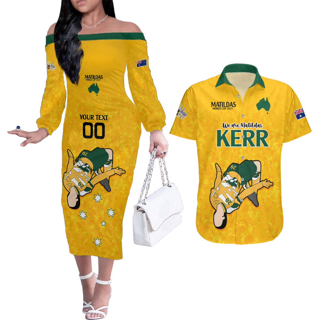 custom-sam-kerr-matildas-couples-matching-off-the-shoulder-long-sleeve-dress-and-hawaiian-shirt-australia-soccer-go-world-cup-2023