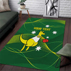 Personalised Australia Go Paris 2024 Area Rug National Color Ver1