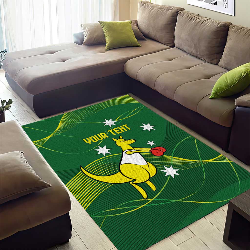 Personalised Australia Go Paris 2024 Area Rug National Color Ver1
