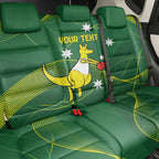 Personalised Australia Go Paris 2024 Back Car Seat Cover National Color Ver1