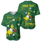 Personalised Australia Go Paris 2024 Baseball Jersey National Color Ver1