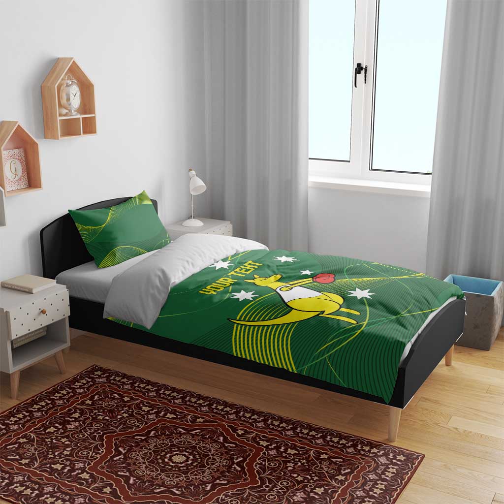 Personalised Australia Go Paris 2024 Bedding Set National Color Ver1