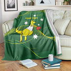 Personalised Australia Go Paris 2024 Blanket National Color Ver1