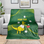 Personalised Australia Go Paris 2024 Blanket National Color Ver1