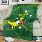 Personalised Australia Go Paris 2024 Blanket National Color Ver1