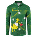 Personalised Australia Go Paris 2024 Button Sweatshirt National Color Ver1