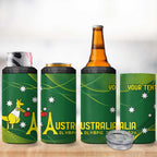 Personalised Australia Go Paris 2024 4 in 1 Can Cooler Tumbler National Color Ver1