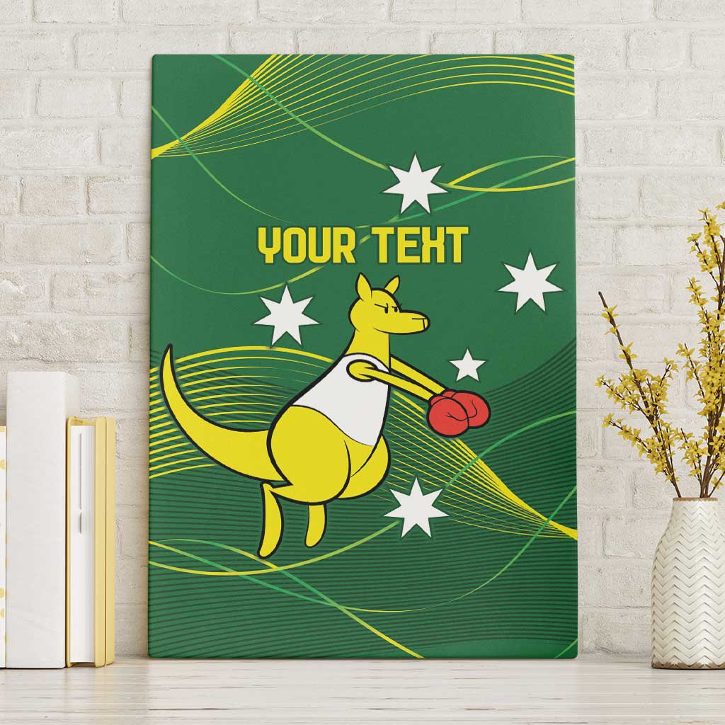 Personalised Australia Go Paris 2024 Canvas Wall Art National Color Ver1