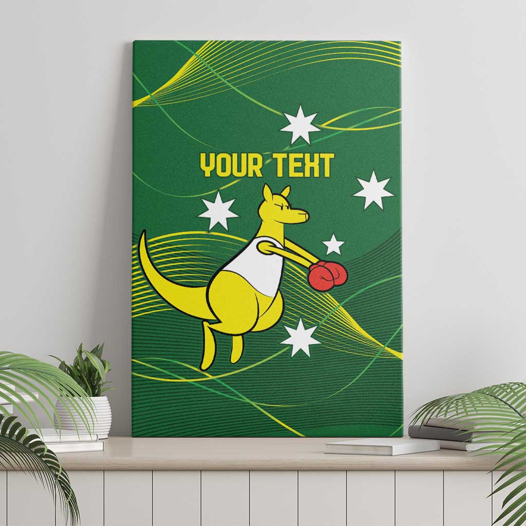 Personalised Australia Go Paris 2024 Canvas Wall Art National Color Ver1