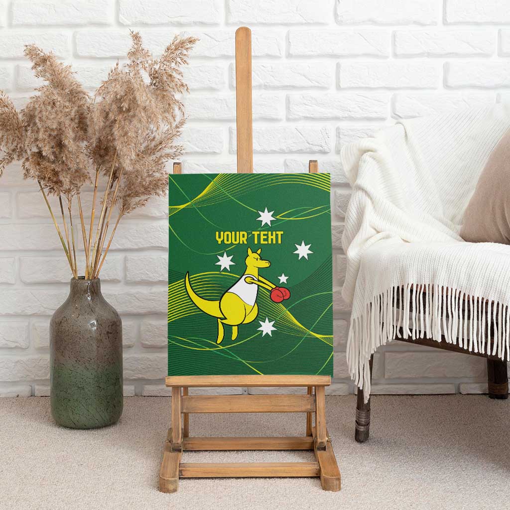 Personalised Australia Go Paris 2024 Canvas Wall Art National Color Ver1