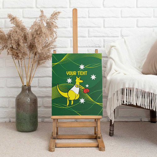 Personalised Australia Go Paris 2024 Canvas Wall Art National Color Ver1