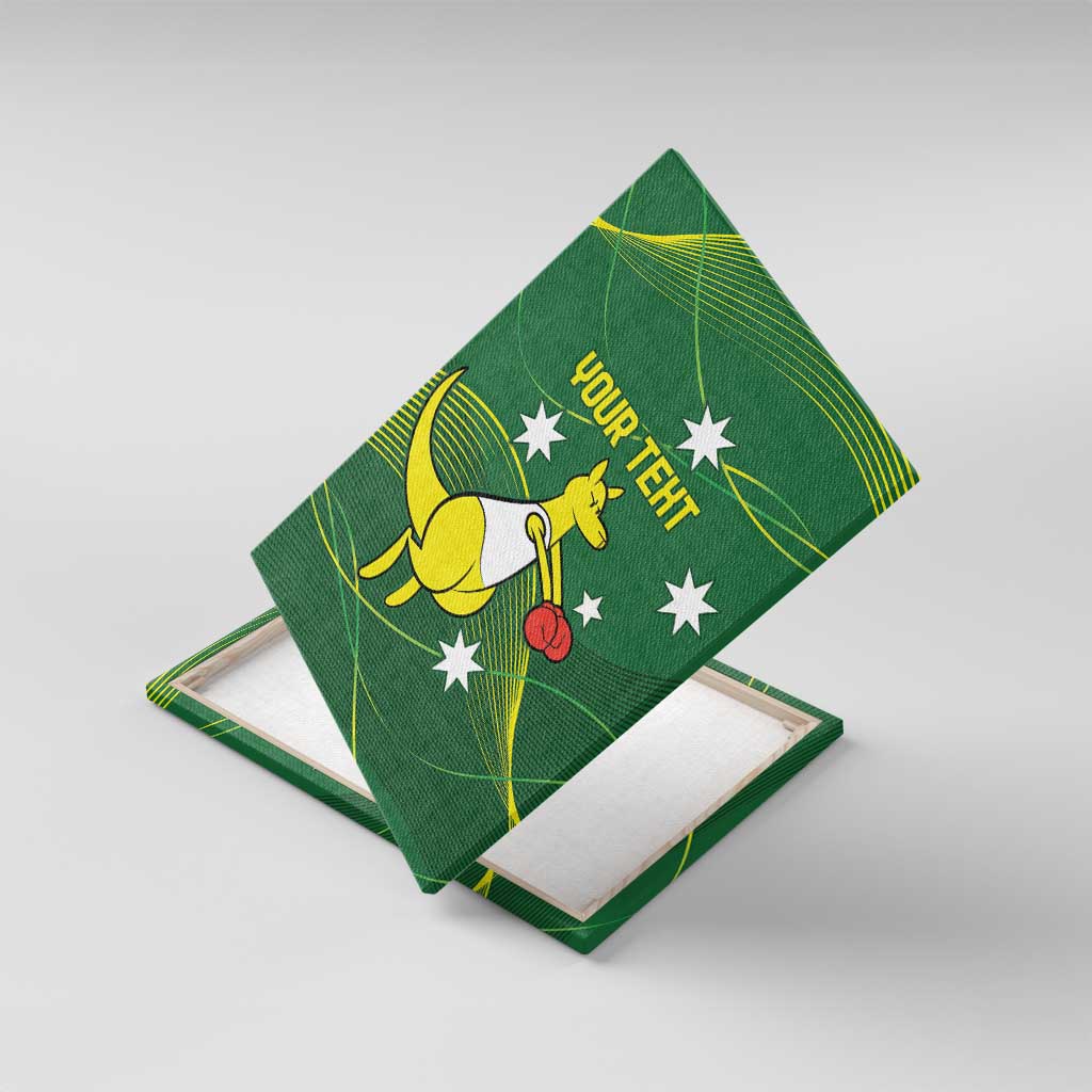 Personalised Australia Go Paris 2024 Canvas Wall Art National Color Ver1